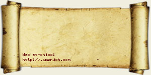 Isidor Milijanović vizit kartica